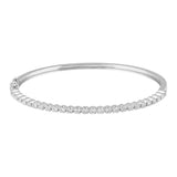 Prong Set Diamond Bangle Bracelet