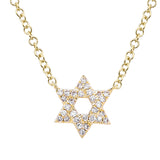 Small Star Of David Necklace