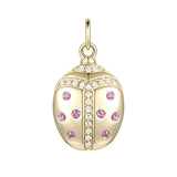 Diamond And Stone Ladybug Charm