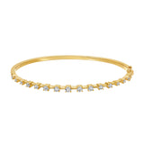 Graduated Diamond Bangle Bracelet