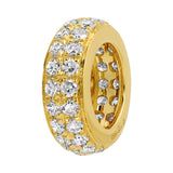 Double Row Pave Diamond Spacer