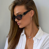 Interlocking Pavé Diamond Chain Link Necklace