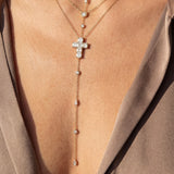 Lab Grown Diamond Cross Necklace