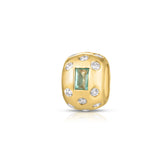 Diamond And Emerald Spacer Bead