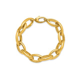 Flat Marquise Link Chain Bracelet