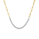 Moveable Diamond Bar Necklace