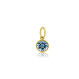 Bezel Set Gemstone Charm