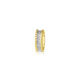 Pavé Diamond And Gold Spacer Bead