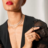 Diamond Lariat Necklace