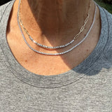 Moveable Diamond Bar Necklace