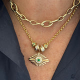 Large Rolo Chain Necklace