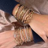 14k Yellow Gold Chain Bracelet
