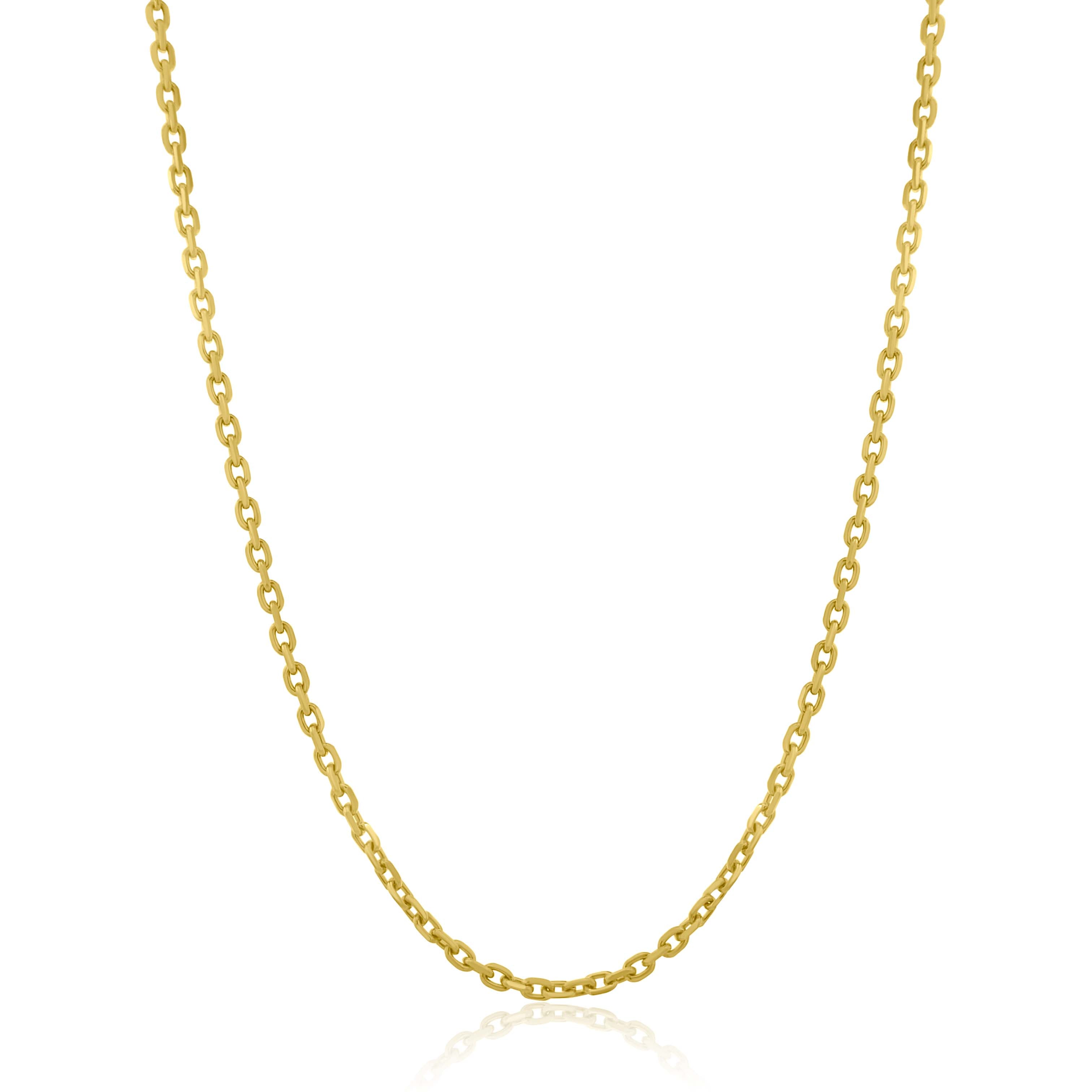 Solid Gold Petite Link Chain
