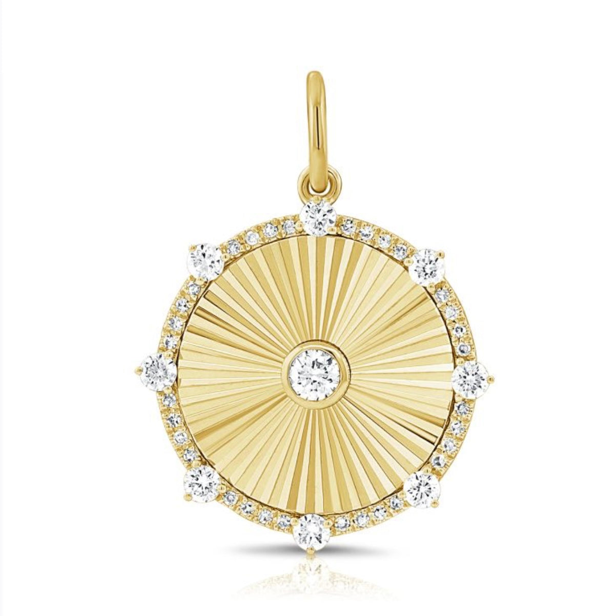 Diamond Fluted Charm