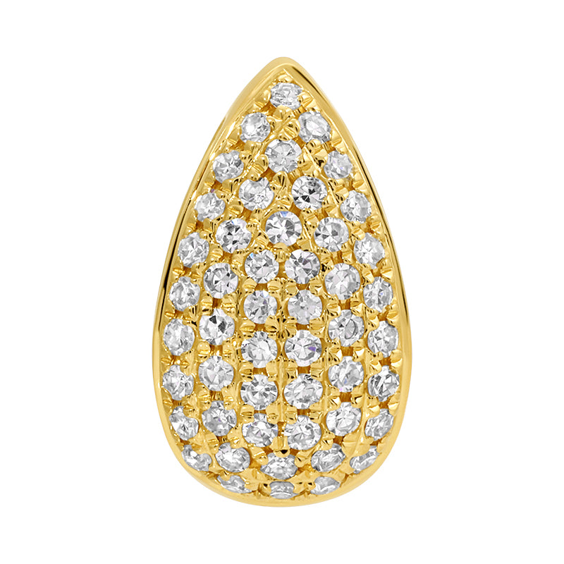 Diamond Pear Shape Rondelle Bead