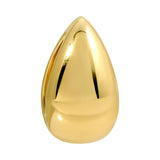 Gold Pear Shape Rondelle Bead