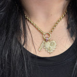 14k Gold Rolo Chain With Connector