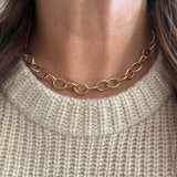 Open Oval Chain Necklace