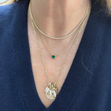 Diamond Bezel Tennis Necklace