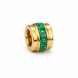 Square Emerald Spacer Bead