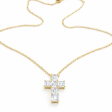 Lab Grown Diamond Cross Necklace