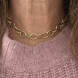 Open Oval Chain Necklace