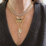 Moveable Diamond Bar Necklace