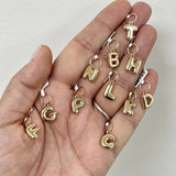 Bubble Letter Charm - L