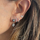 White Topaz Drop Earring