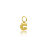 Bubble Letter Charm - C