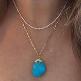 Large 14K Yellow Gold Long Box Chain