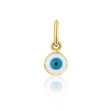 Gold And Enamel Evil Eye Charm