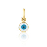 Gold And Enamel Evil Eye Charm