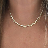 Spike Diamond Necklace
