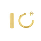 14k Gold Medium Hoop Earring