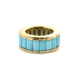 Turquoise Baguette Spacer Bead