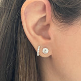 GIA Natural Diamond Stud Earrings