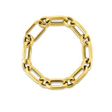 Jumbo Gold Multi Link Bracelet