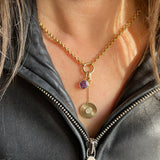 Bezel Set Gemstone Charm