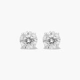 Lab Grown Diamond Stud Earrings - 4.00 Carat Total Weight