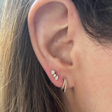Pear, Marquise And Baguette Diamond Stud