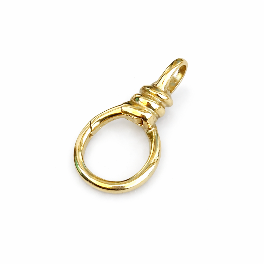 Round Link Push-In Charm Holder 10MM