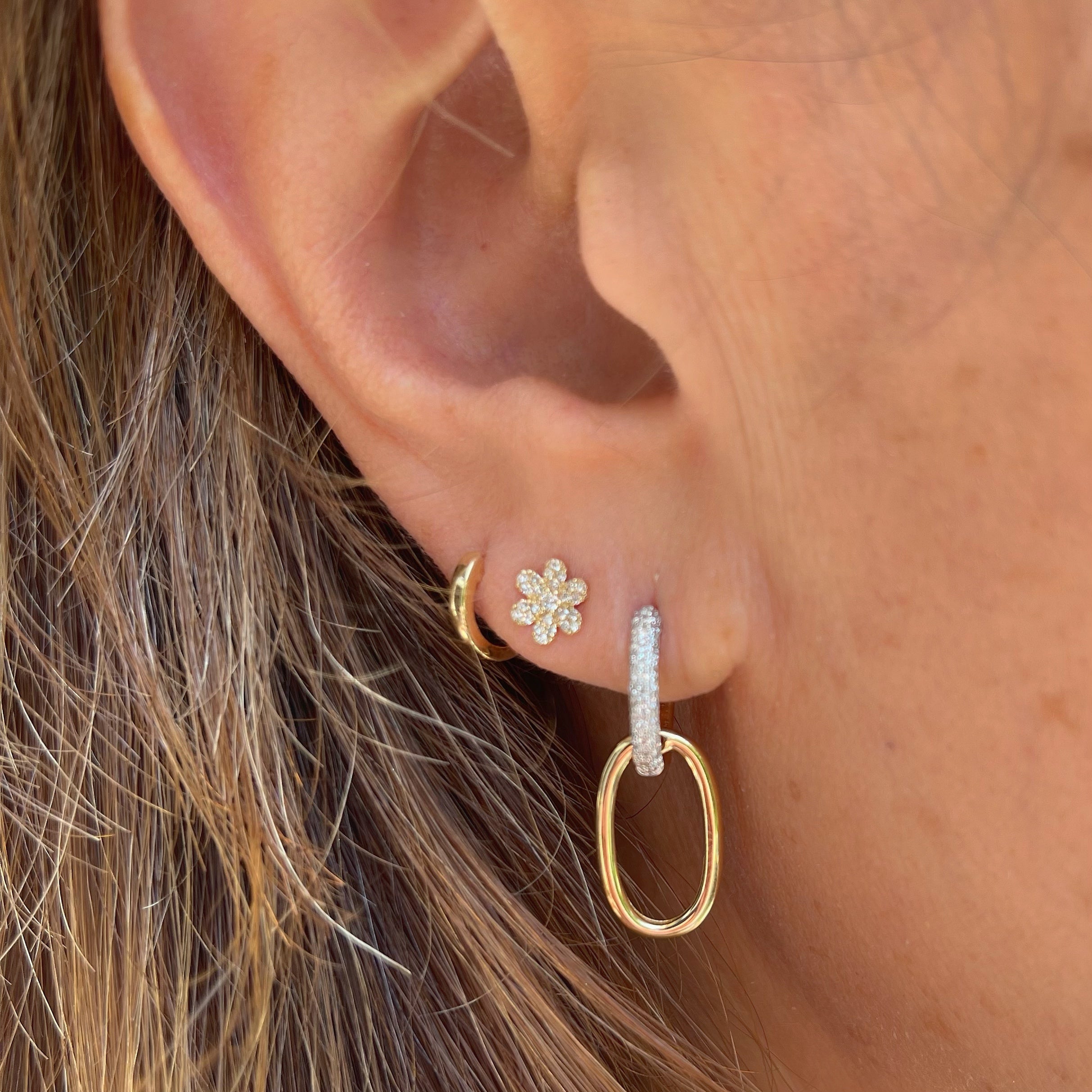 Small Daisy Stud Earrings