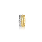 Fluted Gold And Diamond Spacer Bead