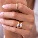 14K Yellow Gold Dome Ring