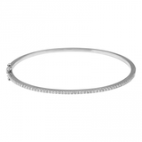 Diamond Prong Partial Bangle Bracelet