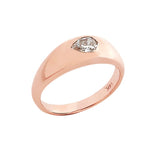 Gold And Pear Shape Diamond Ring