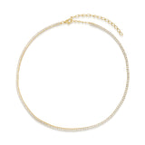 Diamond Riviera Choker Tennis Necklace