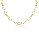 Single Diamond Link Chain Necklace