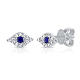 Evil Eye Stud Earrings